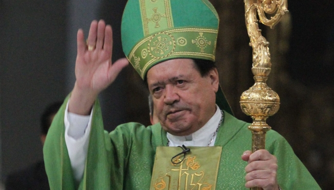 Rivera Carrera presentó su renuncia al papa Francisco, confirma Arquidiócesis