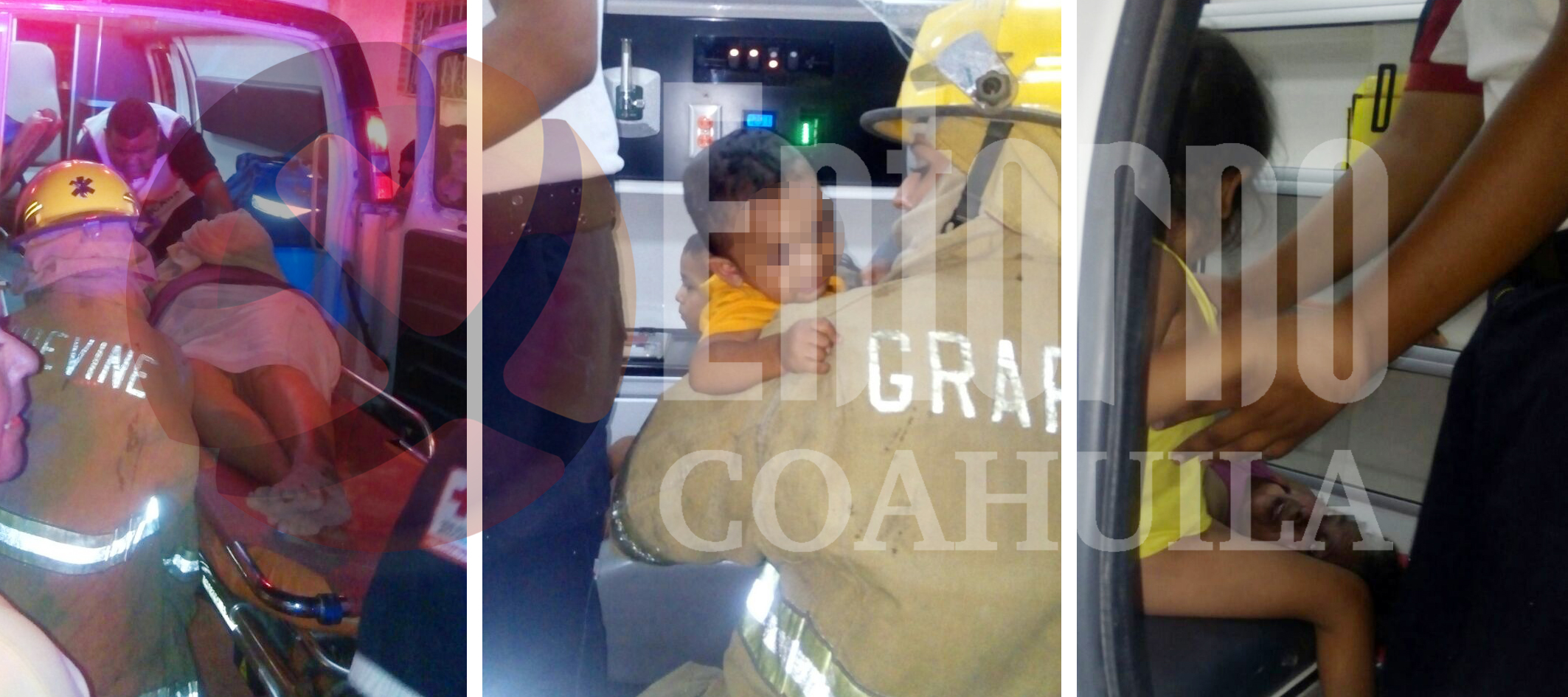 Rescatan a niños de voraz incendio en San Pedro