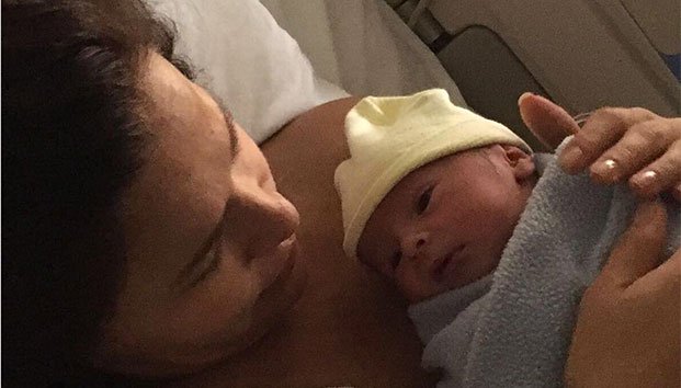 A sus 40 años, Arleth Terán dio a luz a su primer hijo.