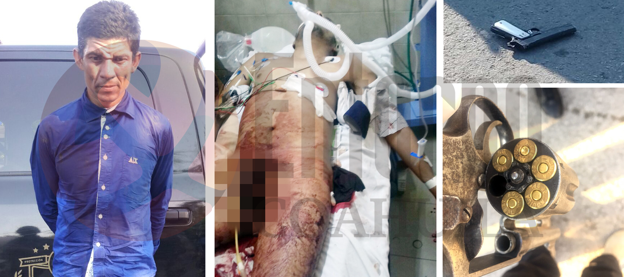 Tras enfrentamiento, hieren y <br>capturan a asaltantes en Torreón