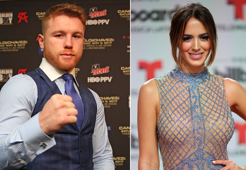 Beso confirma romance de ‘Canelo’ con ex de Marc Anthony