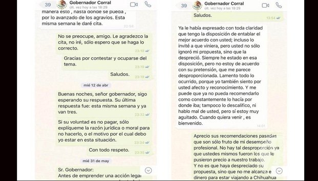 Filtran ‘pelea’ entre Corral y empresario; demanda a gobernador por incumplir pagos