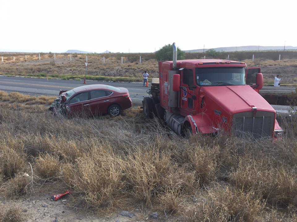 Muere familia en aparatoso <br>choque en la Saltillo-Monclova