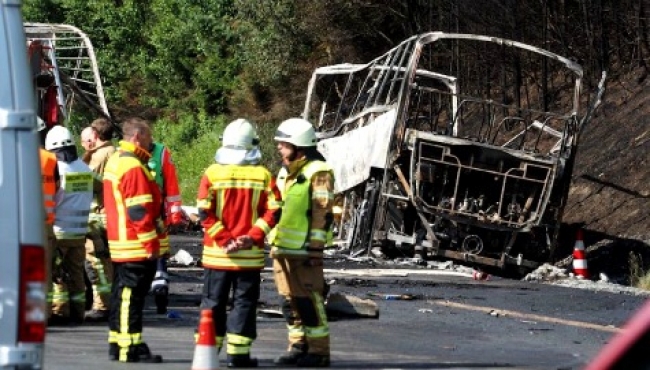 Saldo preliminar de 18 muertos en accidente de un autobús en Baviera