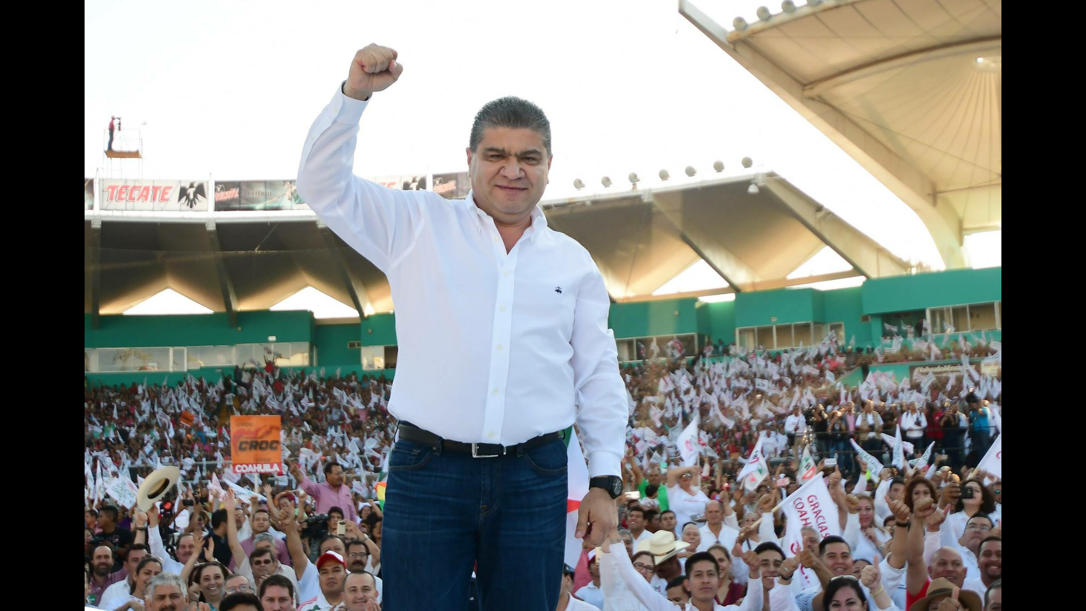 Afirma Riquelme no rebasó topes; <br>demanda respeto a voto de coahuilenses