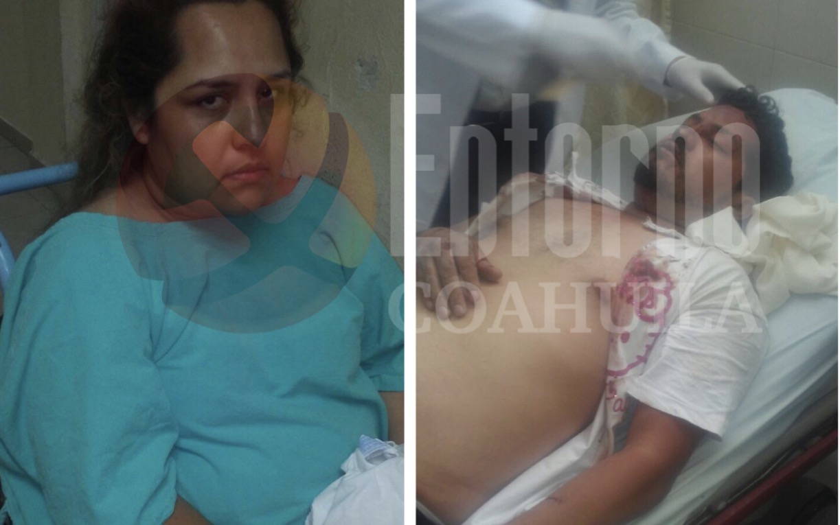 Vuelca pareja saltillense en San Pedro, quedan heridos