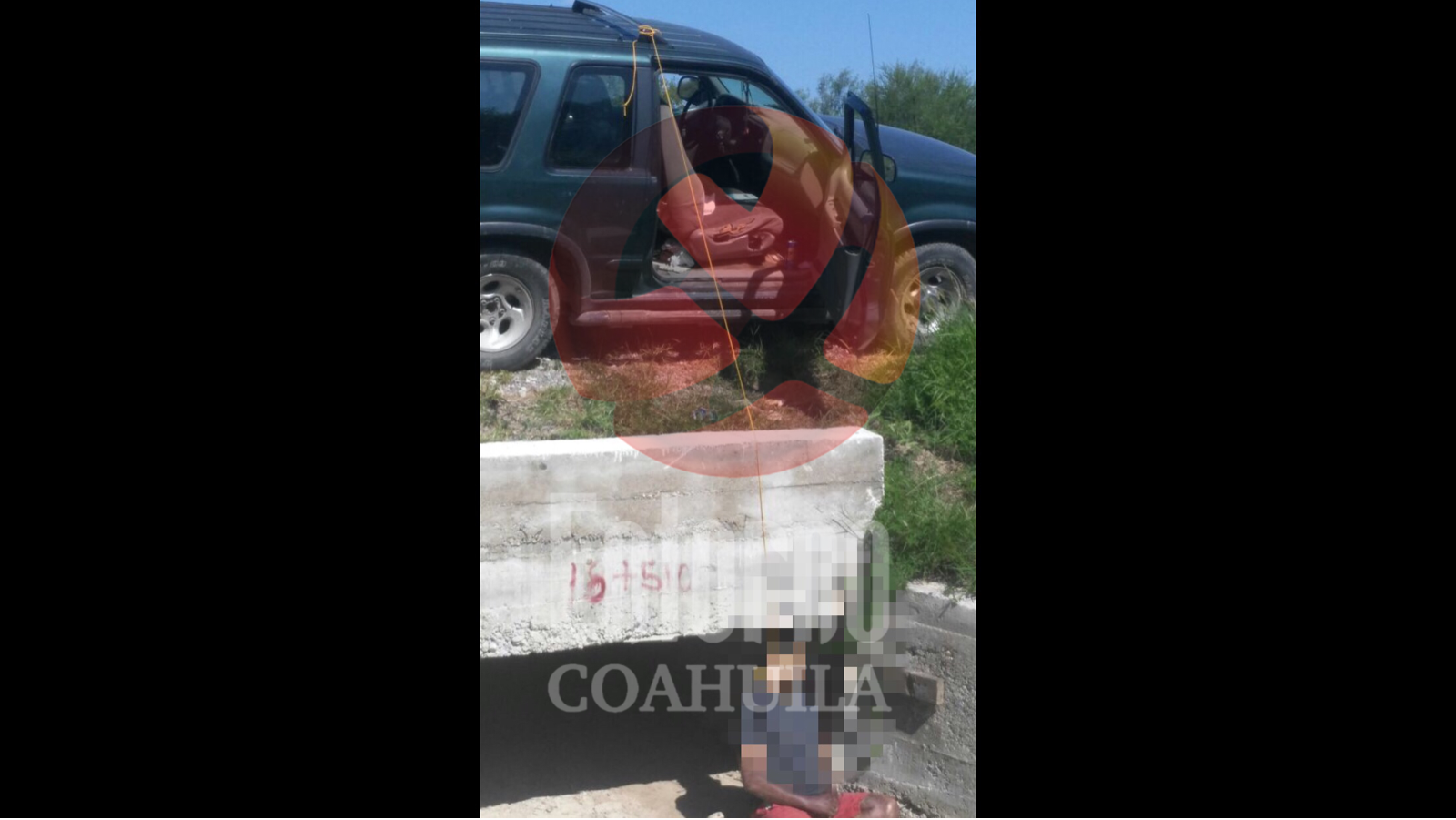 Se ahorca acuñense en su camioneta en Zaragoza