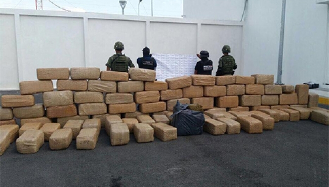 Policía Estatal de Tamaulipas asegura 378 kilos de mariguana en Reynosa
