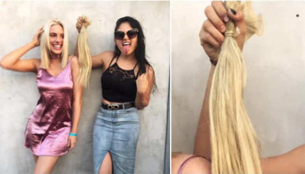 Youtuber finge donar su cabello; eran extensiones