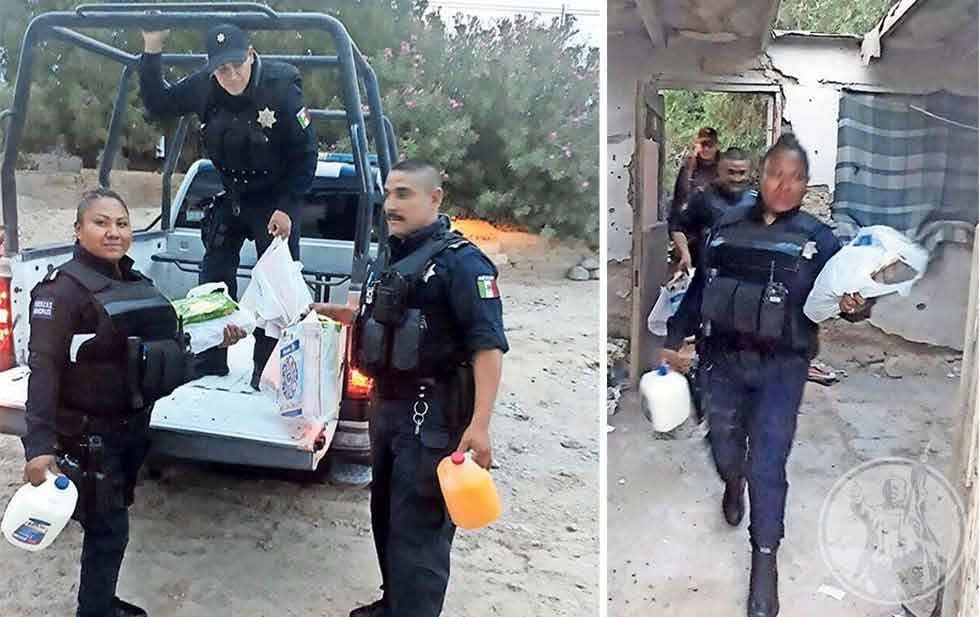 Iban a asegurar niños, mejor les llevan despensa