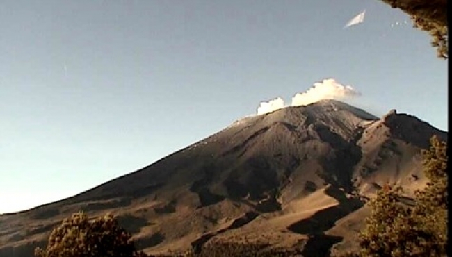 Popocatépetl presenta 145 exhalaciones de baja intensidad
