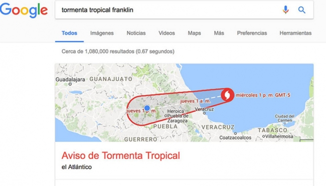 Google activa plataformas para apoyar a usuarios por paso de huracán en México