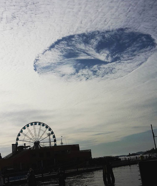 ‘Agujero’ en el cielo causa revuelo en Finlandia