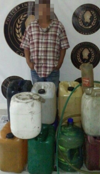 Sujeto transportaba combustible ilegalmente en Saltillo