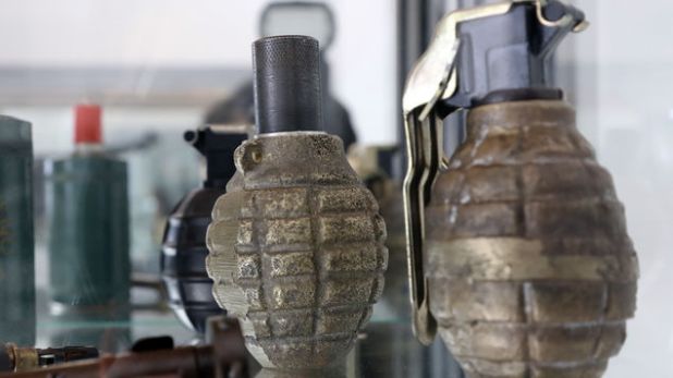 Niño encuentra granada en la basura