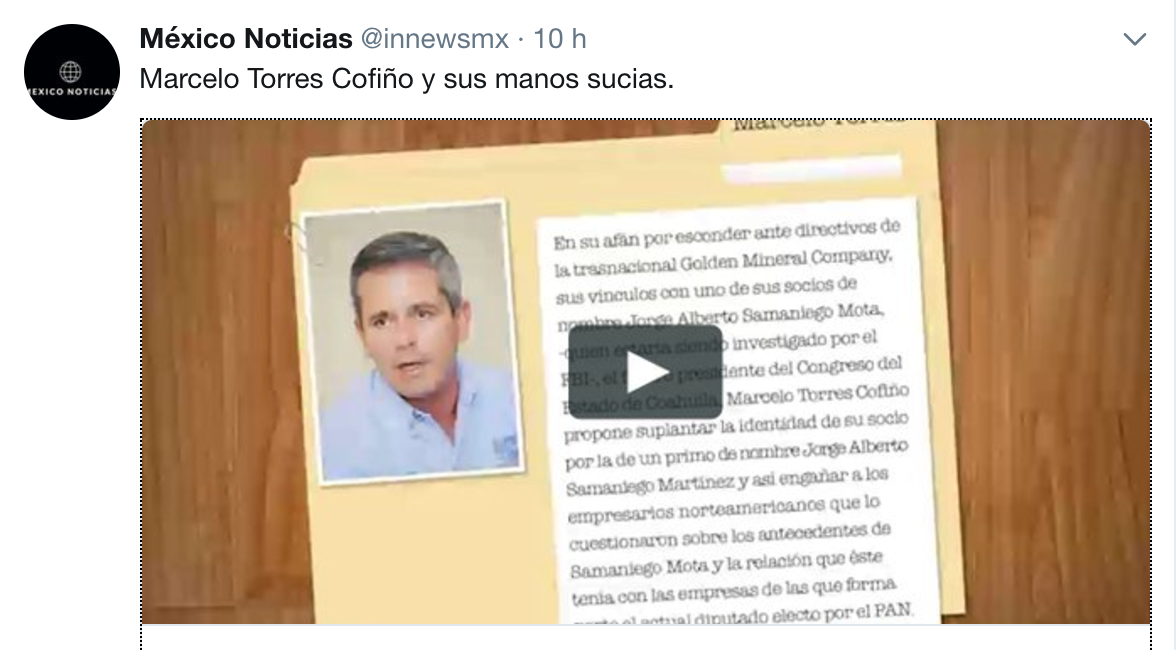 Conspira Marcelo Torres para negar <br>vínculos con socio al que investiga el FBI