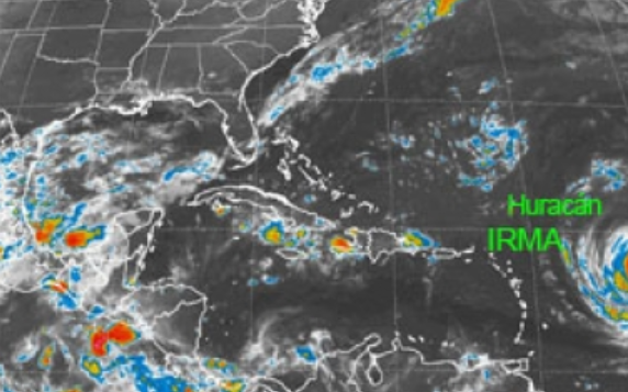 Huracán Irma continua ganando fuerza rumbo al Caribe