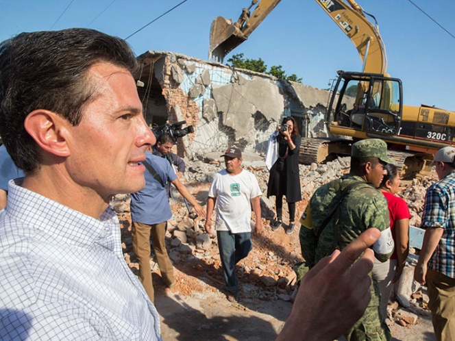 Peña Nieto viajará a Oaxaca para supervisar avance de ayuda a afectados