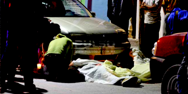Cuatro adolescentes mueren acribillados en SLP