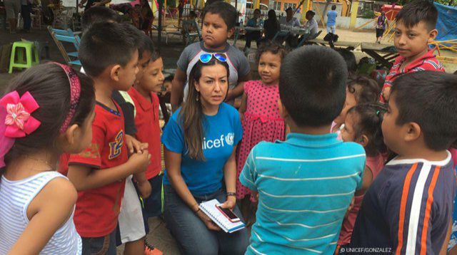 UNICEF intensifica esfuerzos en apoyo a la infancia tras sismo en México