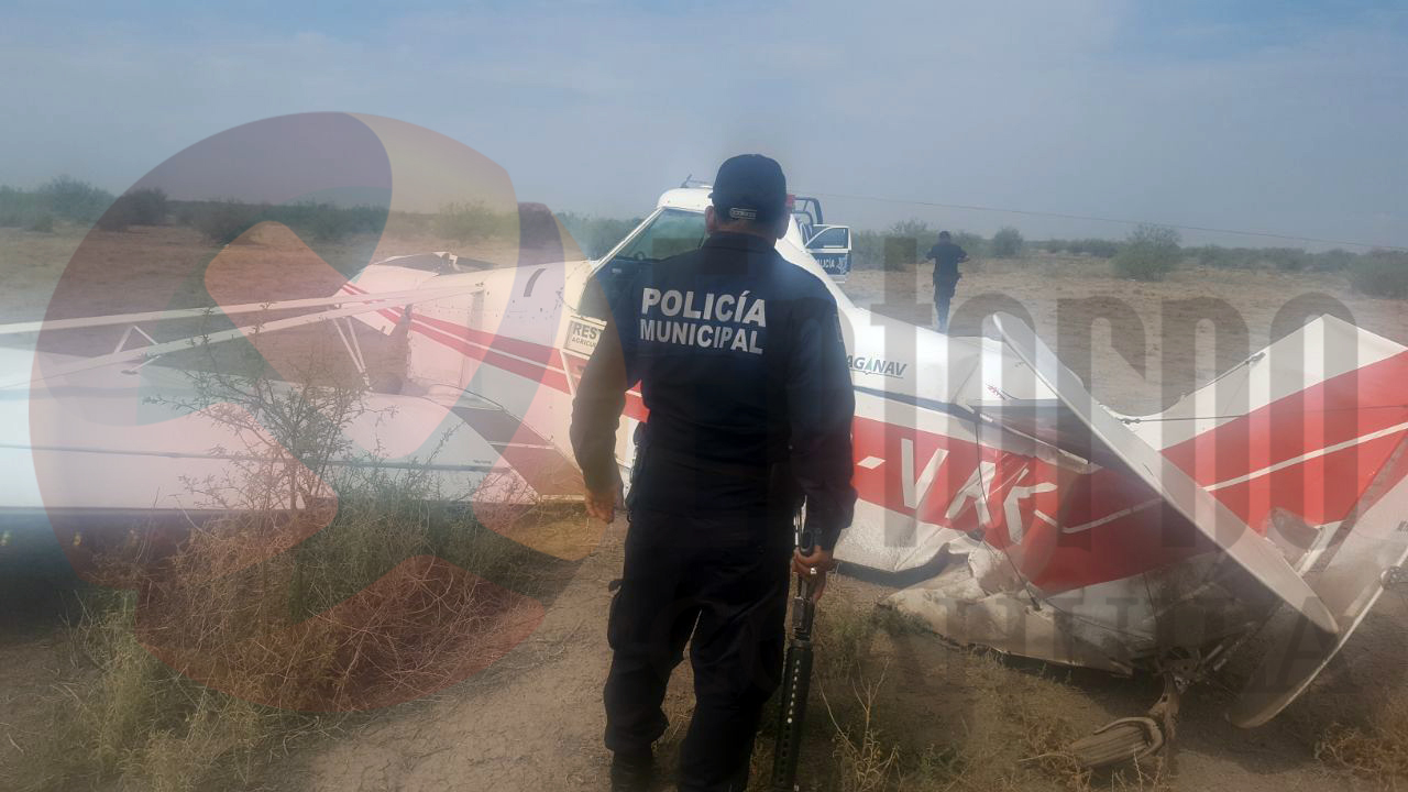 Avioneta aterriza de emergencia en San Pedro