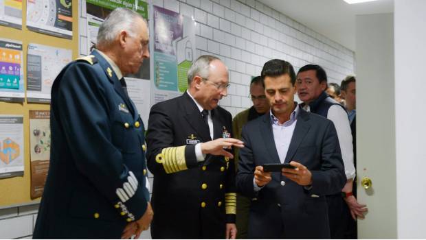 VIDEO: Muestra EPN cómo se sintió el sismo en Los Pinos