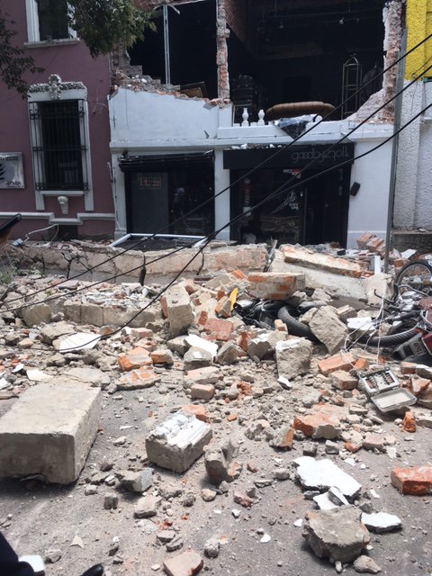 Se registra nuevo sismo de 7.1 grados en la Ciudad de México