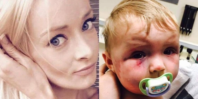 Dejan libre a mujer que golpeó brutalmente a su bebé de 8 meses