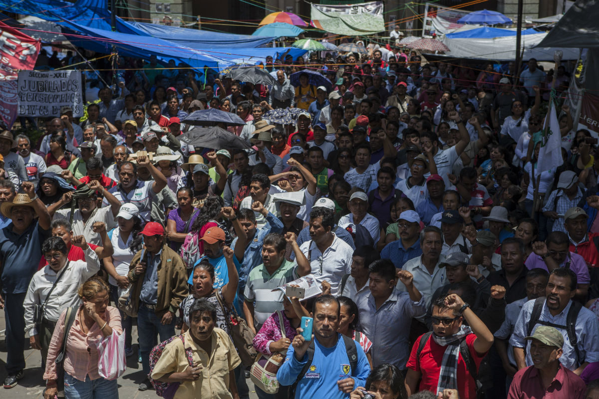 CNTE termina tregua por sismos en Oaxaca, anuncia movilizaciones