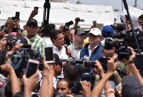 Restablecido al 95 por ciento el abasto de agua tras sismos: Peña Nieto