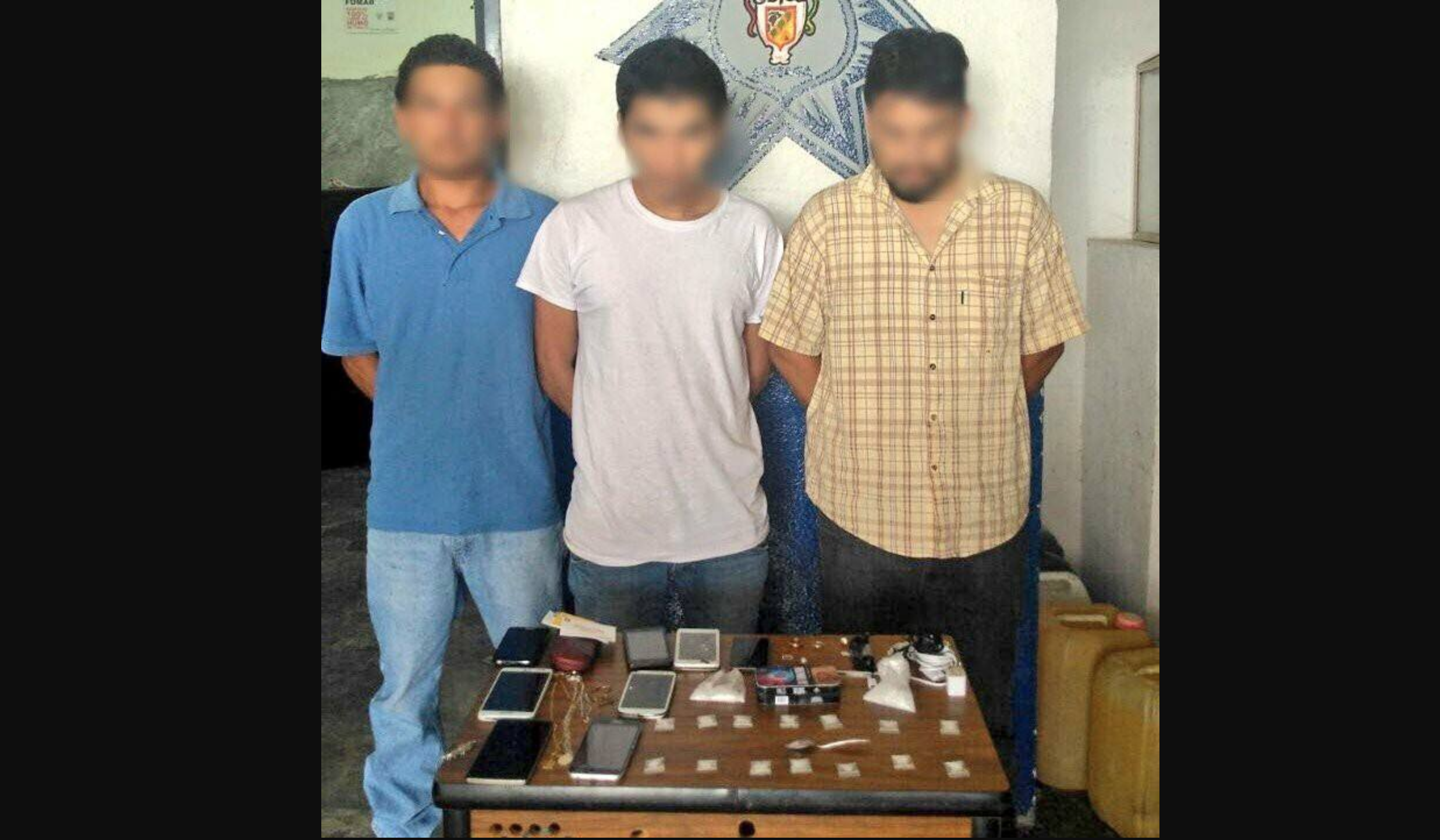 Caen tres narcomenudistas <br>en Arteaga a bordo de un Uber