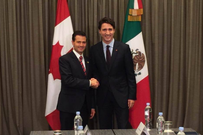 México y Canadá valoran defensa de libre comercio y pluralidad:Peña Nieto