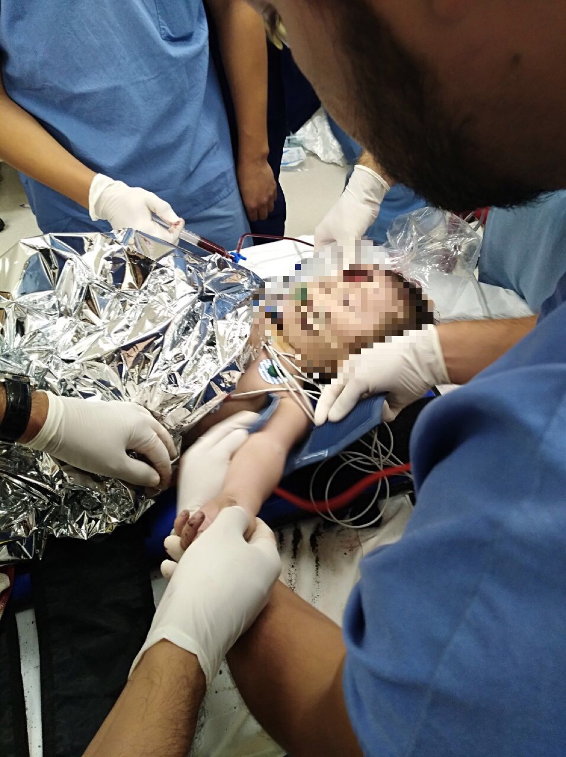 Buscan a familiares de bebé que <br>sobrevivió a accidente en Los Chorros