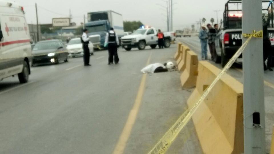 Muere motociclista en Saltillo
