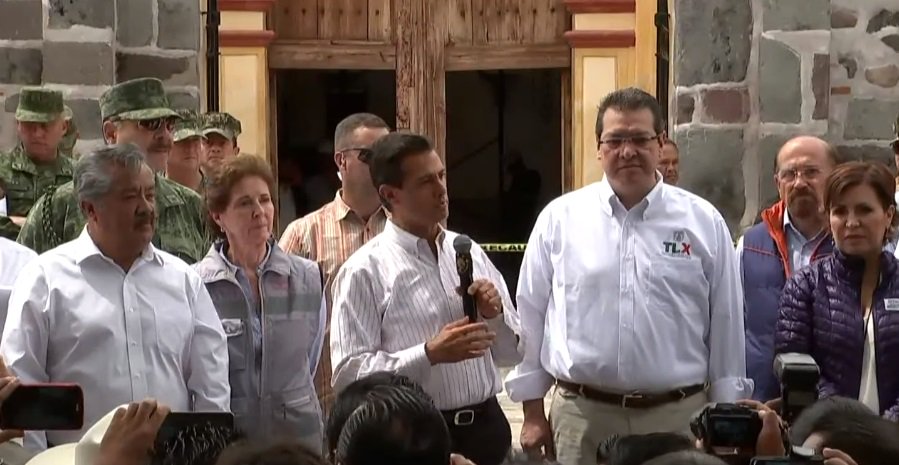Gobierno federal seguirá al pendiente de reconstrucción en el país : Peña Nieto