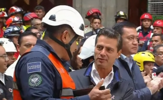 Peña Nieto agradece a Colombia, El Salvador y Cuba ayuda por sismo