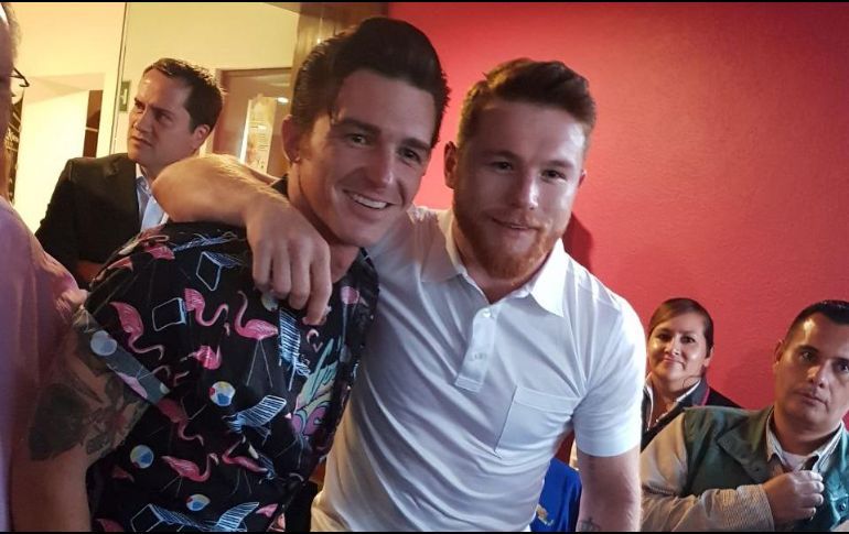Drake Bell presumió su amistad con el ‘Canelo’ Álvarez