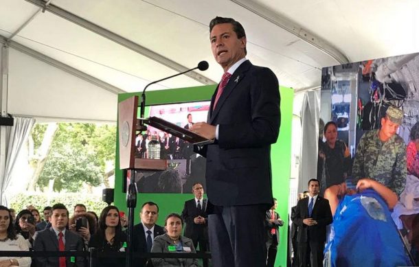 Peña Nieto destaca respuesta del sector salud ante emergencia por sismos