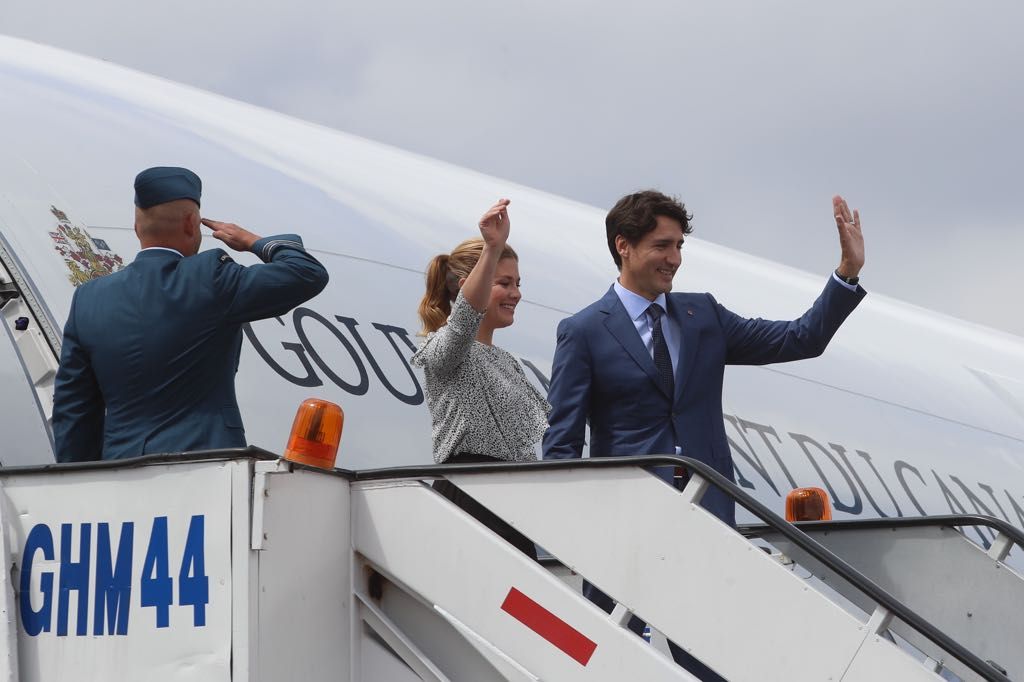 Llega Justin Trudeau a la Ciudad de México