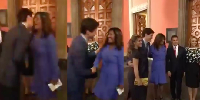Reportera mexicana declara su amor a Justin Trudeau