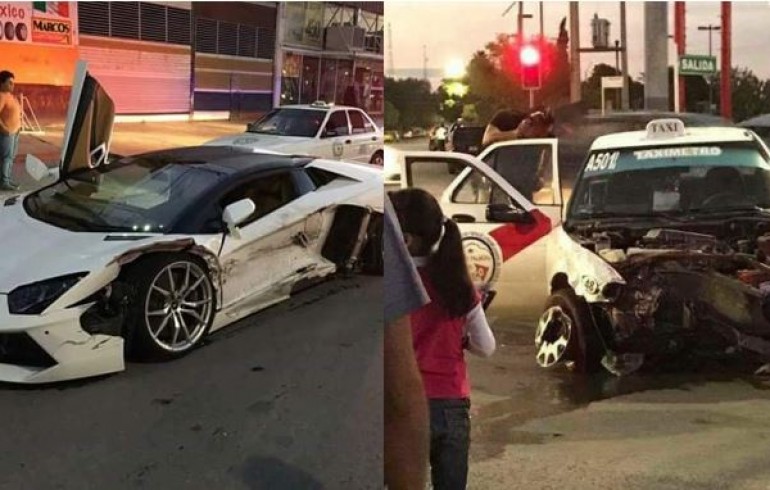 Dueño de Lamborghini otorga perdón a taxista