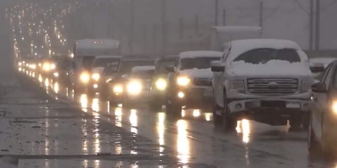 Se registra nevada en Denver