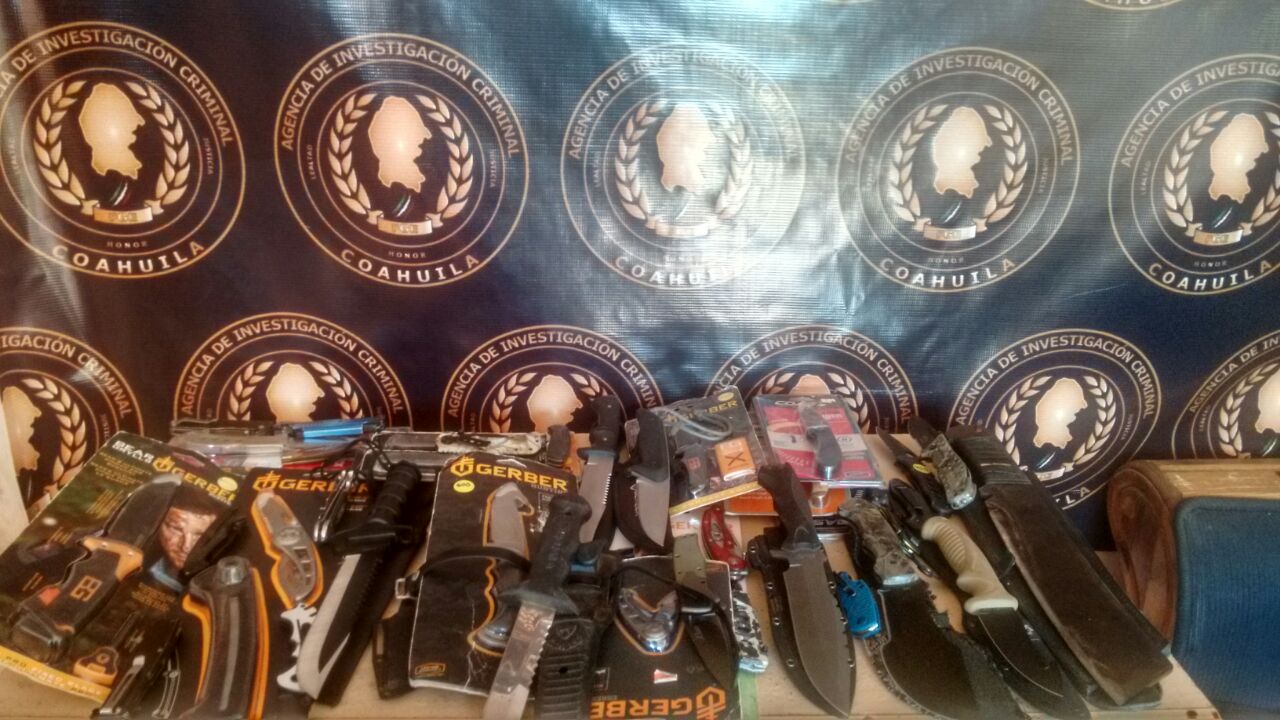 Descubren rastro clandestino en San Buenaventura y decomisan armas blancas en San Juan de Sabinas