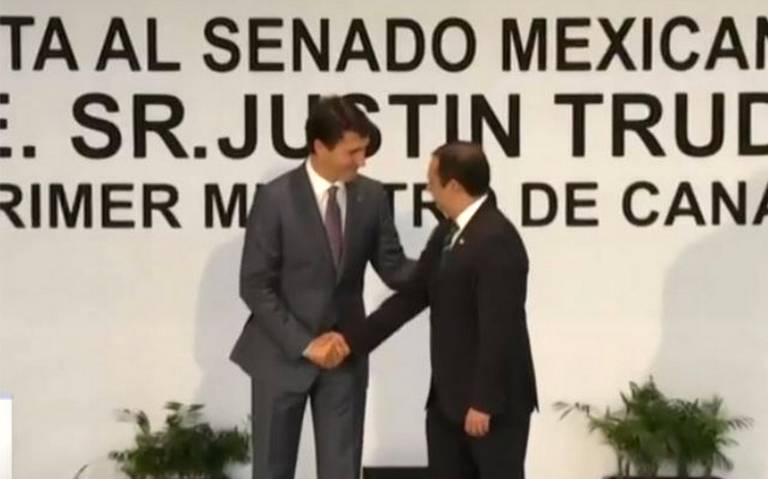 Senado dan bienvenida al Primer Ministro de Canadá