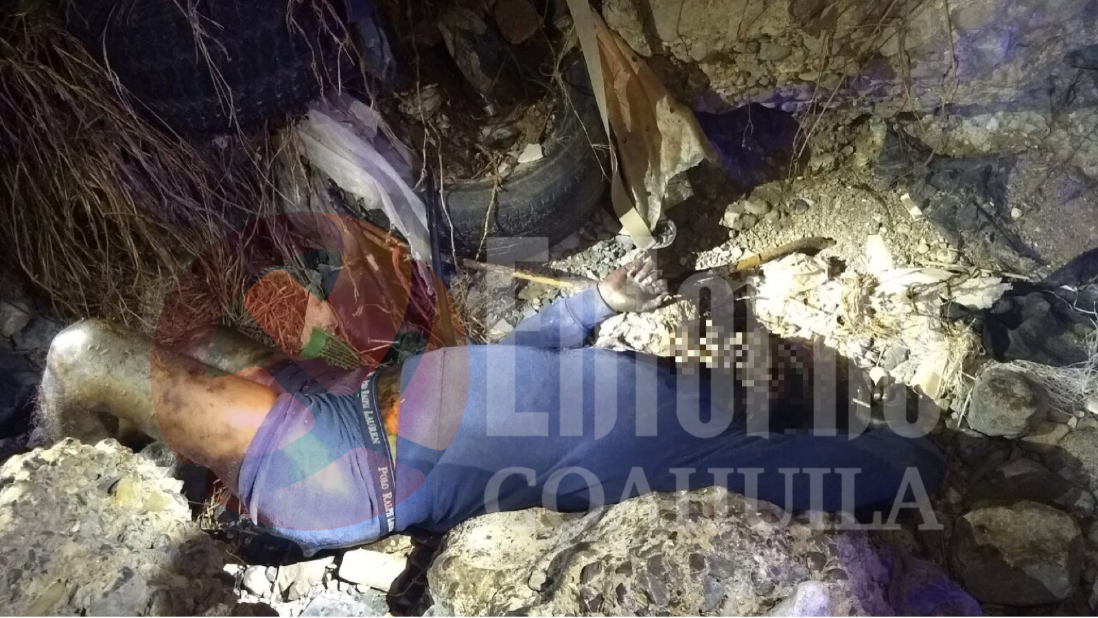 Hallan cadáver putrefacto por <br>parque Las Maravillas, en Saltillo