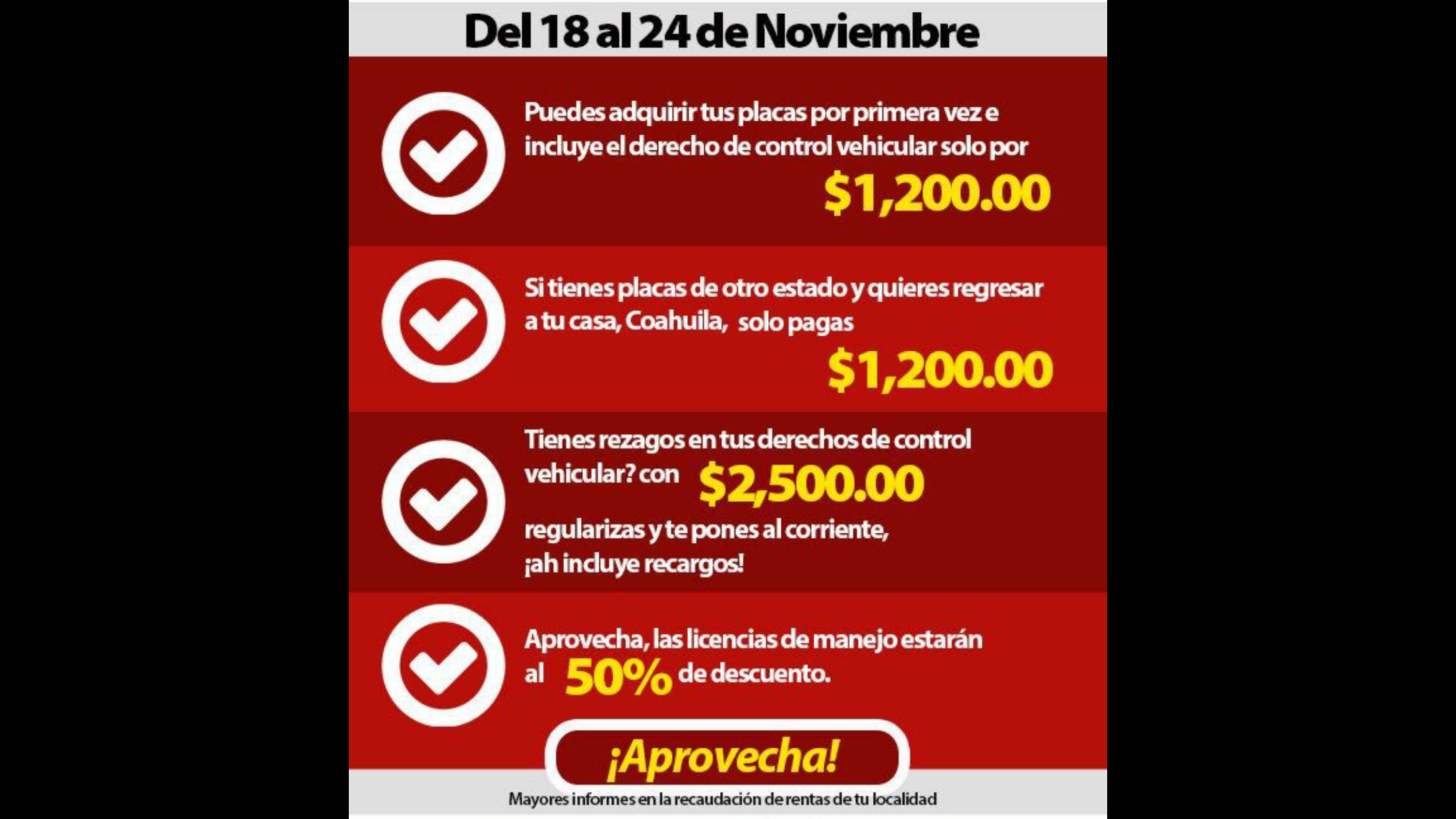 Se suma gobierno del estado al Buen Fin; <br>ofrece descuentos en licencias de conducir