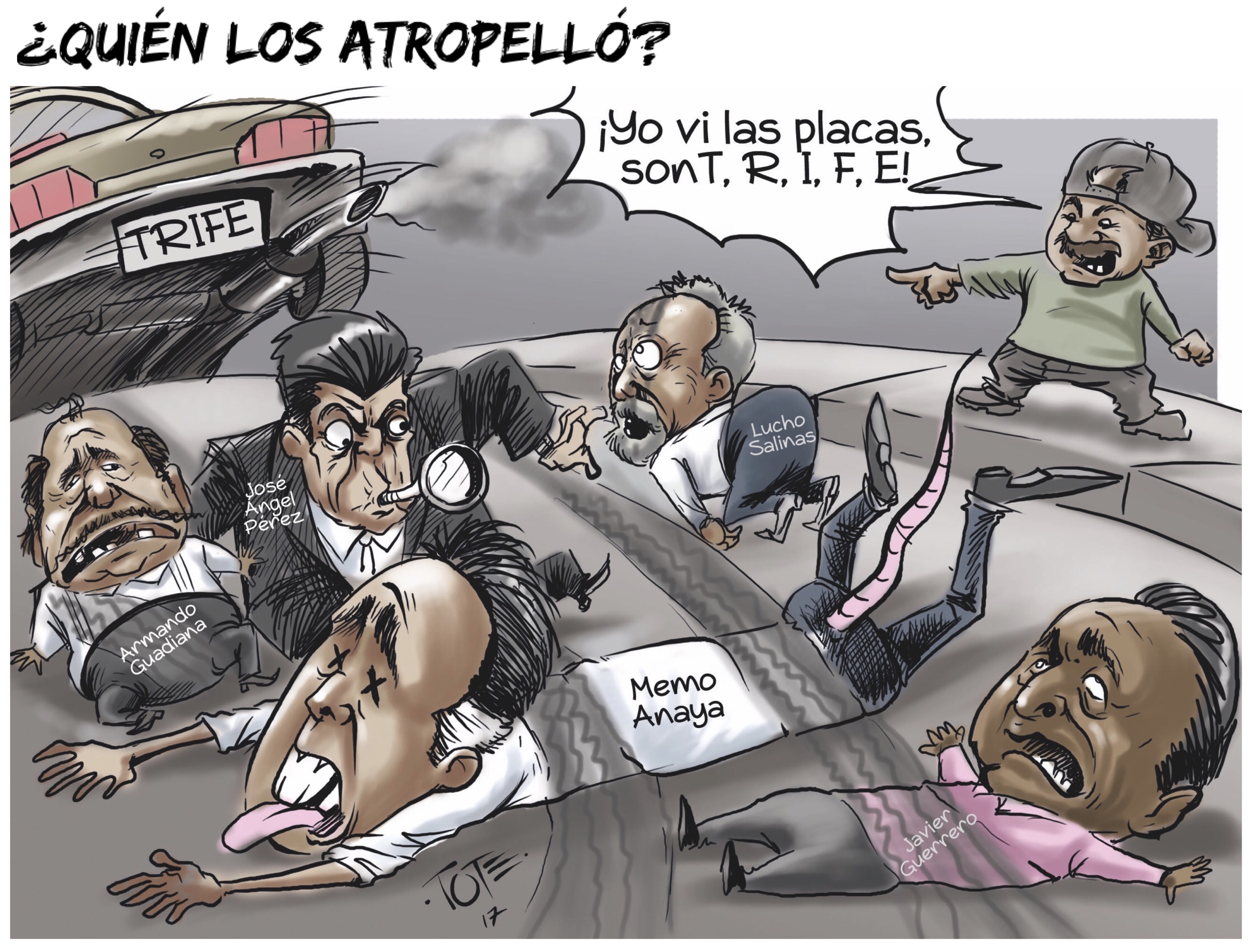 ¿Quién los atropelló?