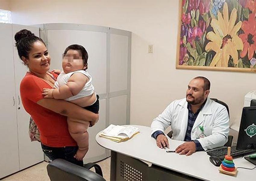 IMSS atiende el caso de un bebé de 10 meses que pesa 28 kilos
