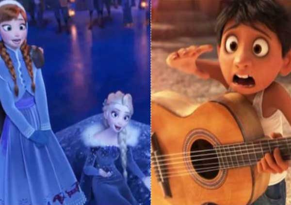Espectadores molestos por el corto de Frozen previo a Coco