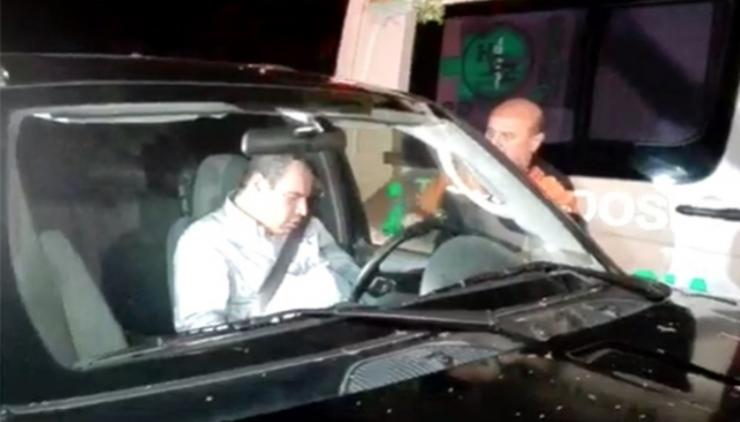 Secretario del PAN en Jalisco ,choca y se queda dormido